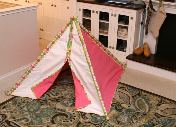 Kid’s Fabric Tee-Pee Tutorial!