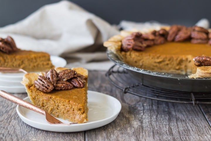 Bakin A Moment Pumpkin Pecan Pie