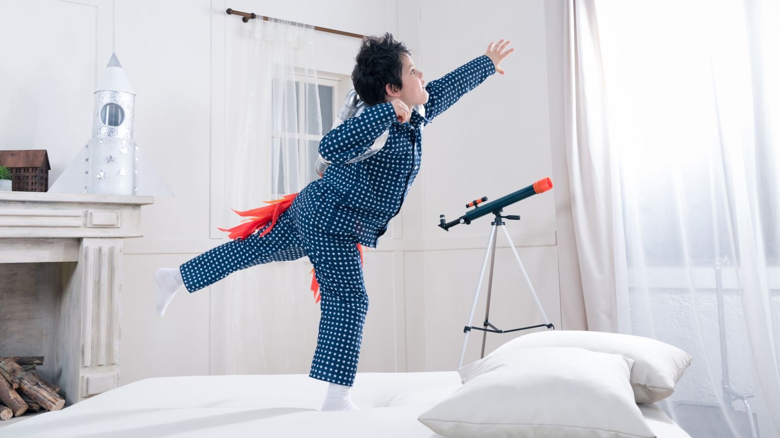 Boy Playful Bedroom