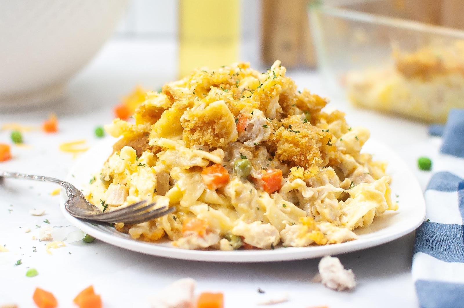 Chicken With Egg Noodles Casserole 3