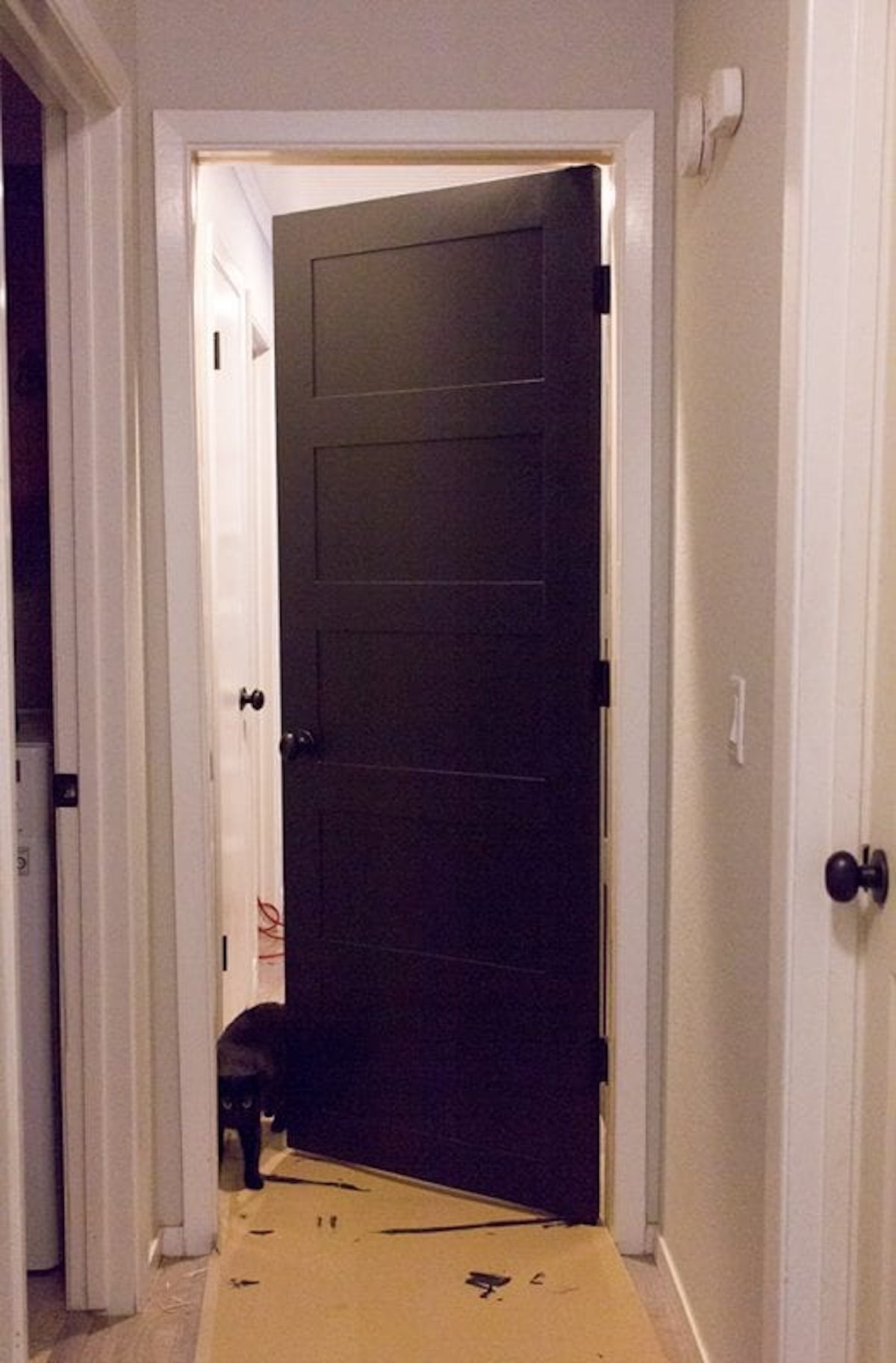 Create A Custom 5 Panel Painted Door By Jenna Sue Design Co Featured On @Remodelaholic 526x800 1