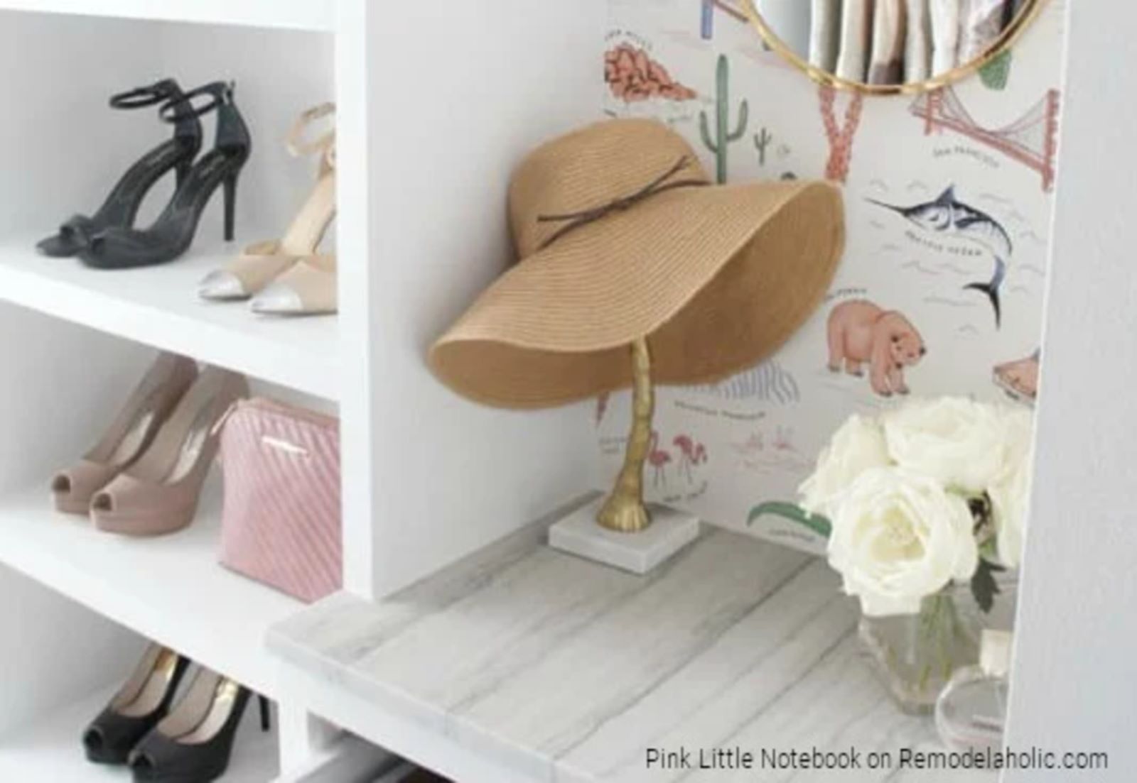 DIY Closet Organizer Custom Pink Little Notebook Featured On Remodelaholic (1) (1)