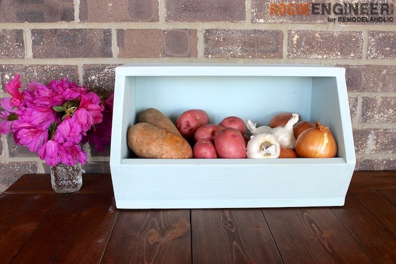 DIY Root Vegetable Storage Bin - Free Tutorial - Rogue Engineer