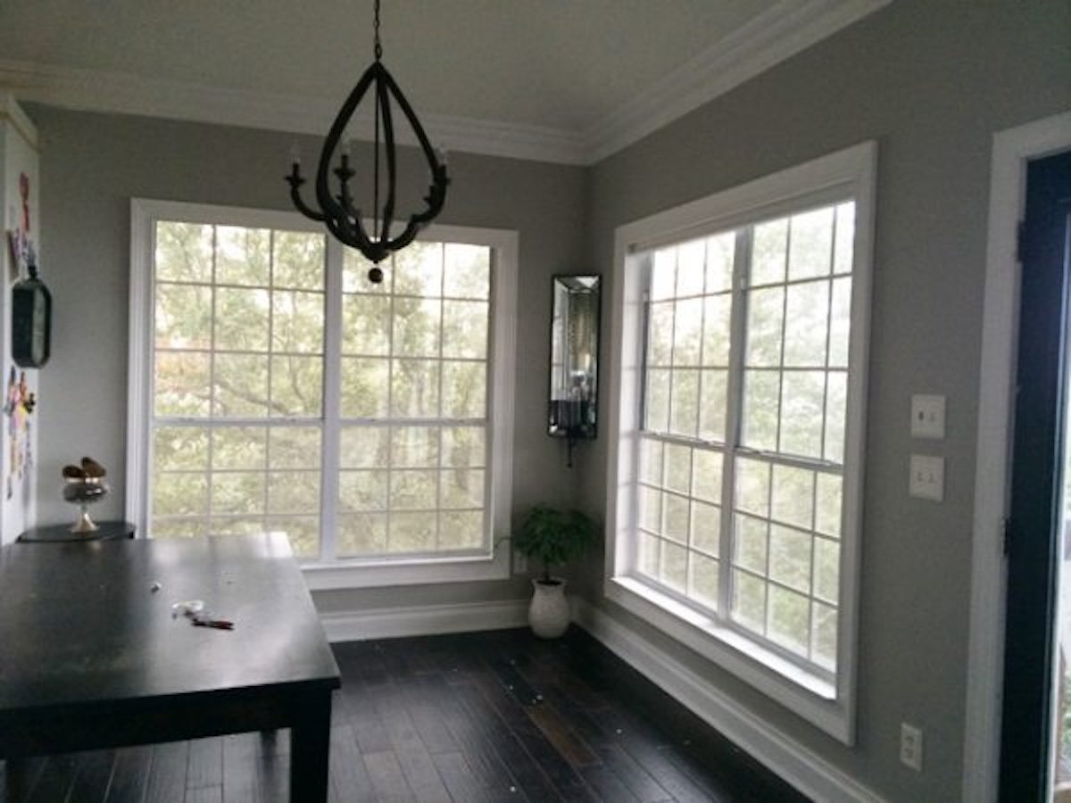 DIY Window Mullion Grids The Rozy Home Featured On @Remodelaholic 600x450