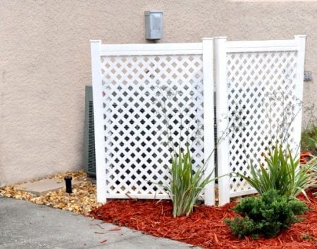 easy lattice screen ac unit