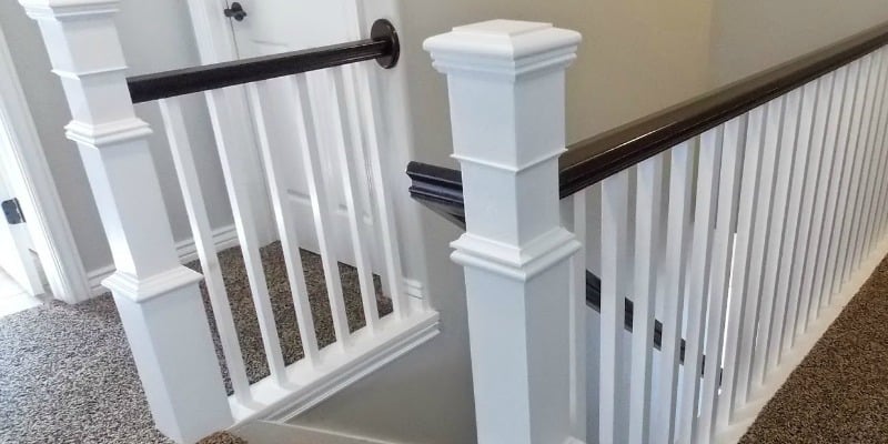 Stair Banister Renovation Using Existing Newel Post and Handrail