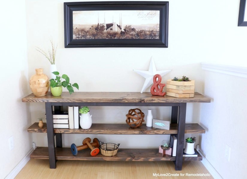 Featured Image, Pottery Barn Inspired Console Table, MyLove2Create