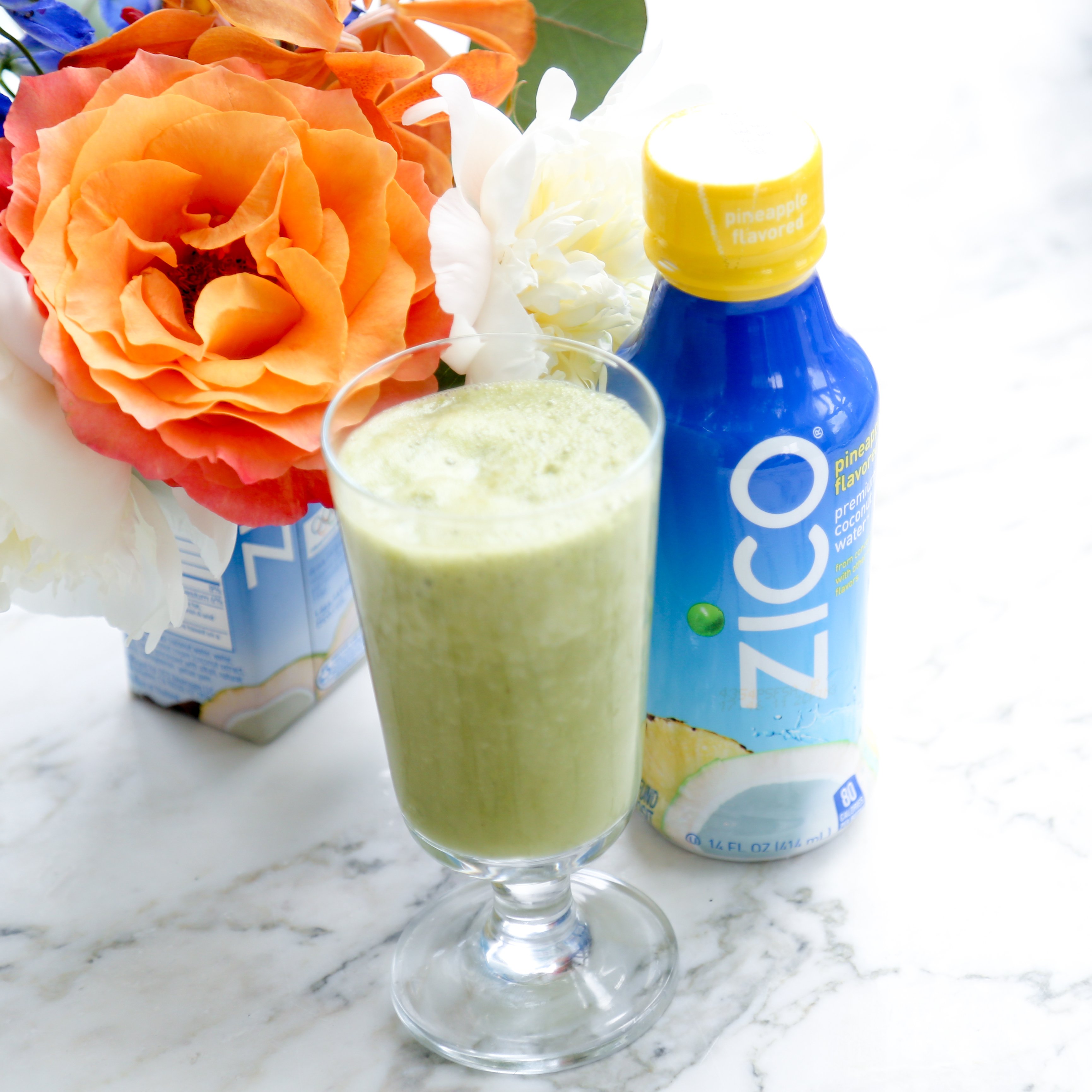 Coconut Vanilla Matcha Smoothie