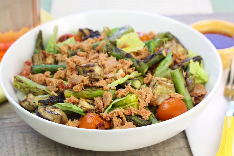 Grilled 'n' Chilled Veggie Tuna Salad