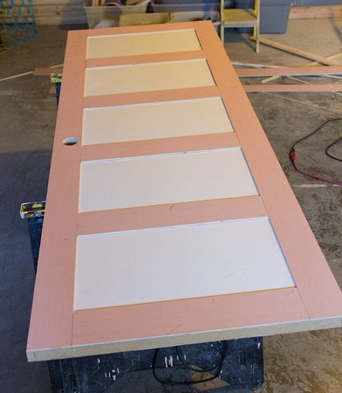 How To DIY A 5 Panel Door By Jenna Sue Design Co Featured On @Remodelaholic 600x689