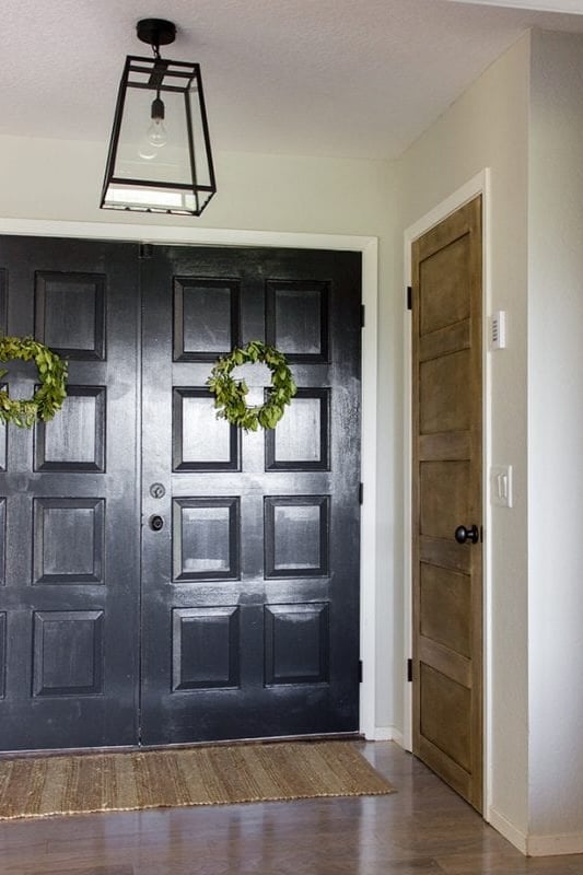 How To DIY A Wooden 5 Panel Door By Jenna Sue Design Co Featured On @Remodelaholic 564x800