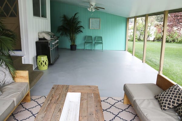 Painting A Patio With UGL Epoxy Floor Paint @Remodelaholic 37