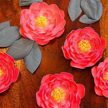 Paper Flower Garland Tutorial With Canon Printer @remodelaholic 5770