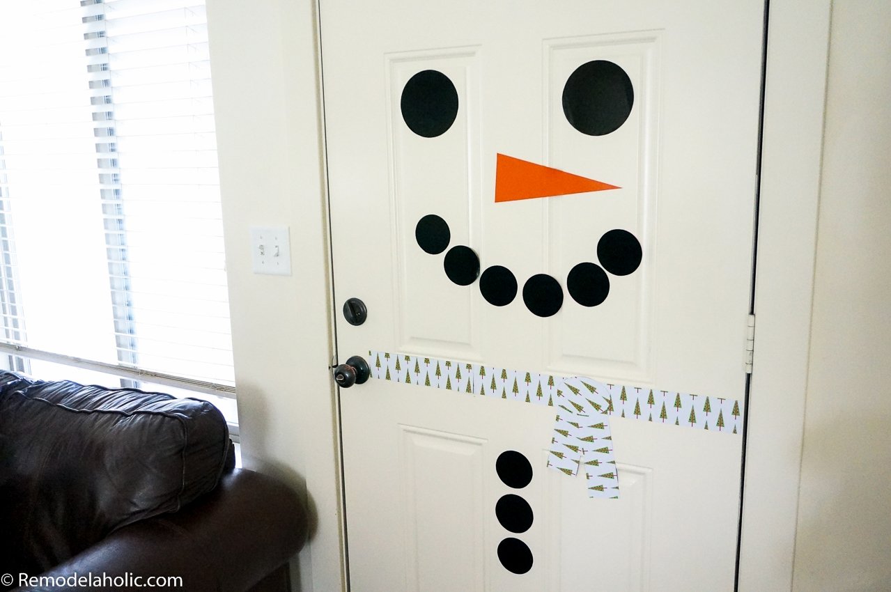 Printable Door Snowman Magnetic @Remodelaholic (3)