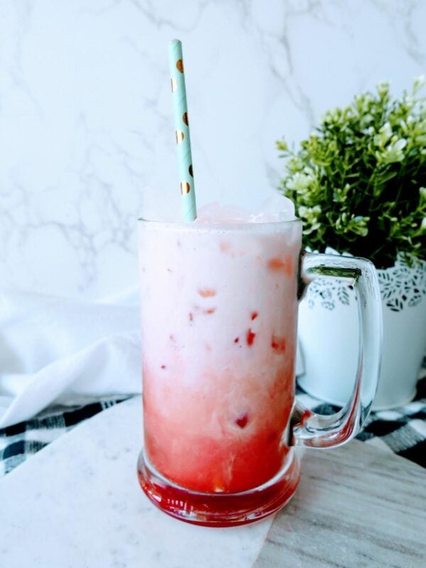 Raspberry Italian Soda With Cream 4