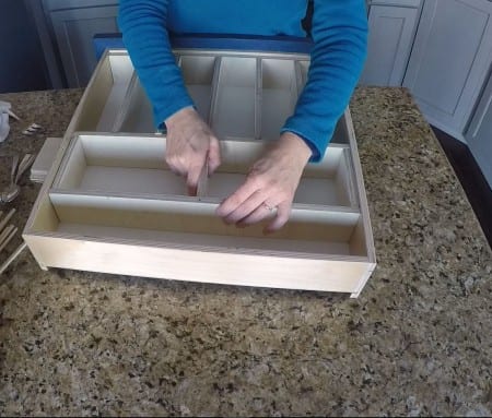 Remodelaholic Removable Utensil Drawer Organizer Step 10