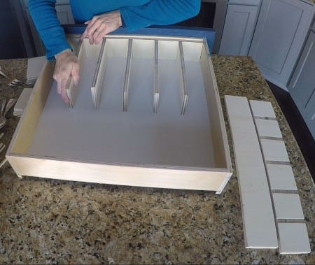 Remodelaholic Removable Utensil Drawer Organizer Step 8