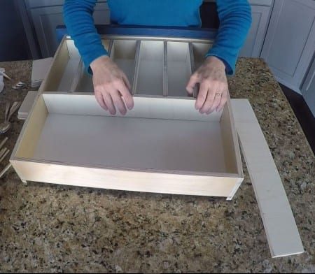 Remodelaholic Removable Utensil Drawer Organizer Step 9