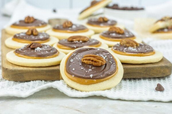 Turtle Sugar Cookies Recipe Chocolate, Caramel And Pecans L