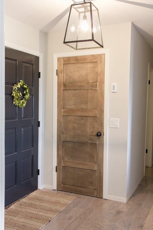 Wooden 5 Panel Door DIY By Jenna Sue Design Co Featured On @Remodelaholic 533x800