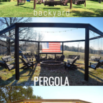 Diy Backyard Pergola With Swings And Fire Pit, LWHBlog On Remodelahohlic