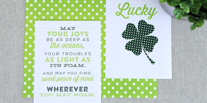 St. Patrick’s Day Printable Art Signs