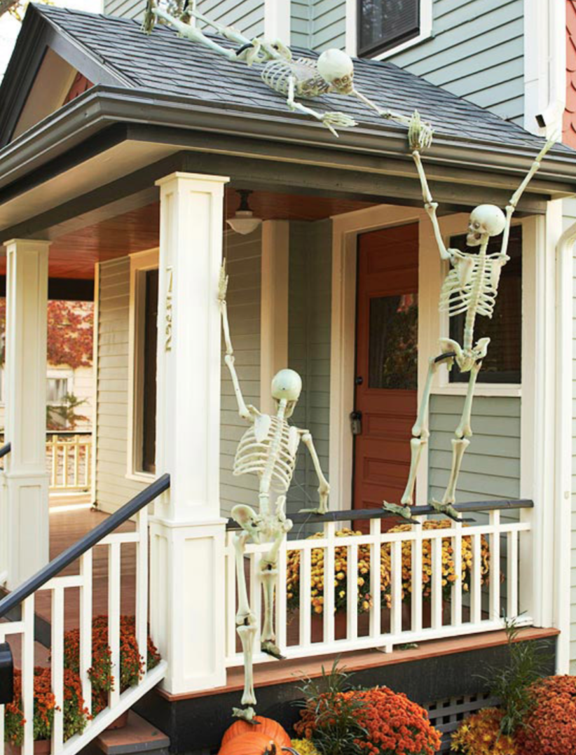 Outdoor Skeleton Decor Ideas Better Homes And Gardnes