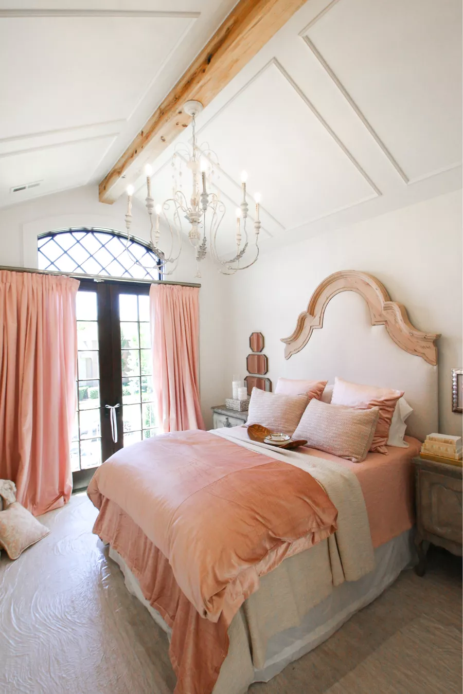 Pink Posh Bedroom By Titan Construction Photo By Remodelaholic